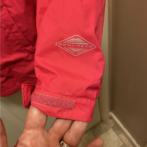 Columbia Omni Tech Pink Hooded Jacket Sz XS - Picture 8 of 16